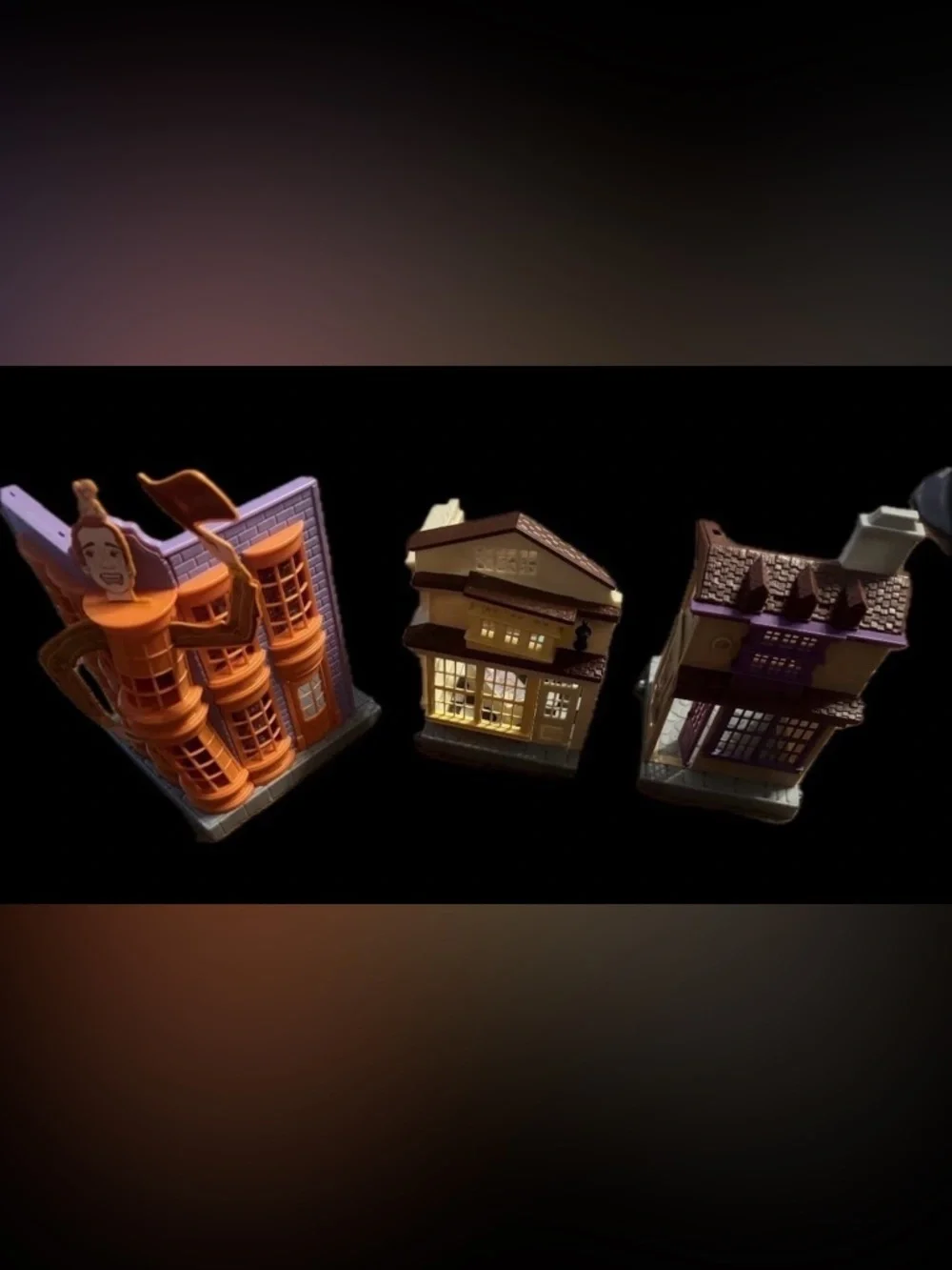 Harry Potter Diagon Alley playset lights & sounds plus Hogwarts express & misc